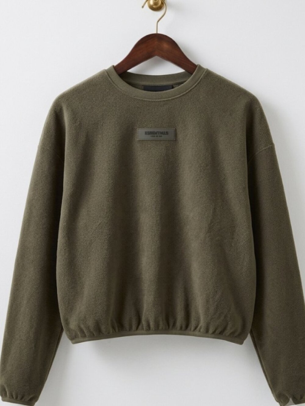 FEAR OF GOD ESSENTIALS Logo Patch Elasticated Waistband Sweatshirt Athleisure XS - Picture 3 of 14